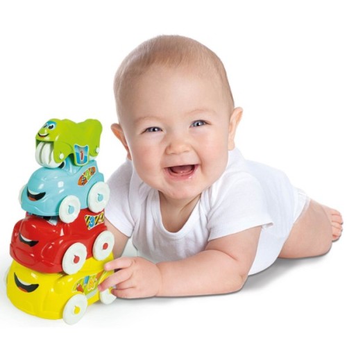 Розвиваюча іграшка Clementoni пірамідка Fun Vehicles (17111)