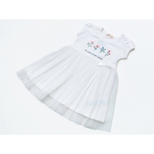 Плаття дитяче Breeze з квіточками (21624-110G-cream)