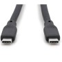 Дата кабель USB-C to USB-C 1.5m USB4 2.0 80G 240W 16K silicone black Digitus (AK-300350-015-S)