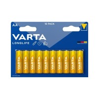 Батарейка Varta AA Varta Longlife лужна * 10 (04106101761 / 04106101461)