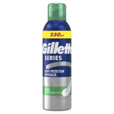 Піна для гоління Gillette Series Soothing Для чутливої шкіри з алое вера 250 мл (8006530154710)