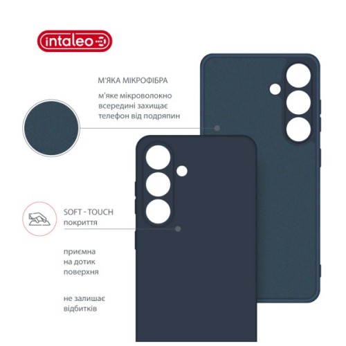 Чохол до мобільного телефона Intaleo Silicone Samsung Galaxy A36 Dark Blue (1283126640285)