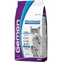 Сухий корм для кішок Gemon Cat Sterilised тунeць з лососем 2 кг (8009470297165)