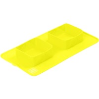 Посуд для собак WAUDOG Silicone Миска складана 385х230х50 мм жовта (50808)