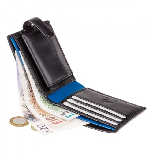 Гаманець Visconti PM100 Vincent з RFID Black Cobalt (PM100 BK/CB)
