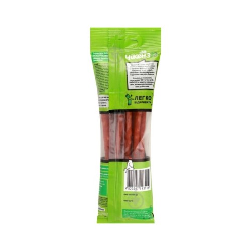 Мʼясні снеки Чікенzzz Classic з м'ясом птиці 60 г (4820247143119)