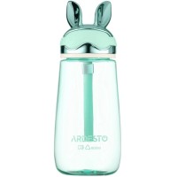 Пляшка для води Ardesto Bunny 600мл, пластик, зелений (AR2260BB)