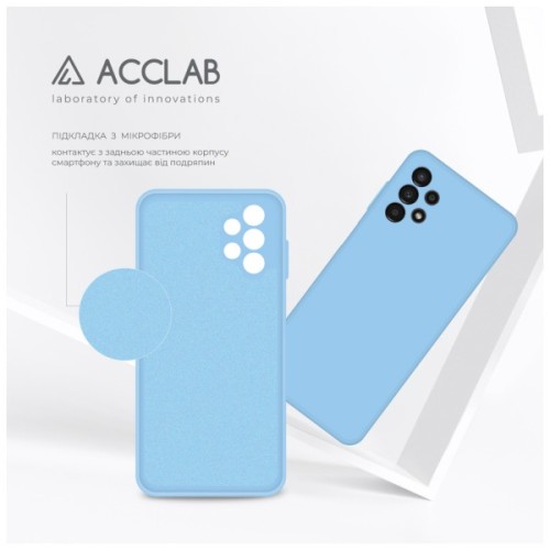 Чохол до мобільного телефона ACCLAB SoftShell Samsung Galaxy A13 4G Light Blue (1283126557170)