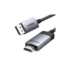 Кабель мультимедійний DisplayPort M to DisplayPort M 3.0m V1.2 4K60Hz 2K144Hz 1080P240Hz black Ugreen (25491)