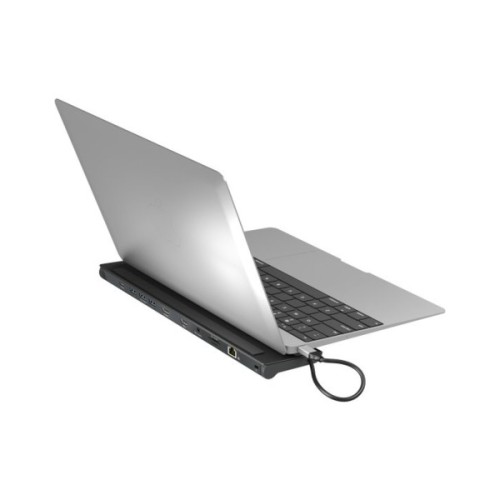 Порт-реплікатор J5create Dock-Station USB-C 10-in-1 (HDMI/PD/USB-A/USB-C/LAN/картридер/audio) (JCD542-N)