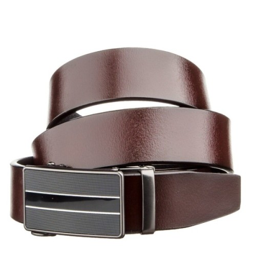 Ремінь Vintage З автоматичною пряжкою Коричневий (20210)