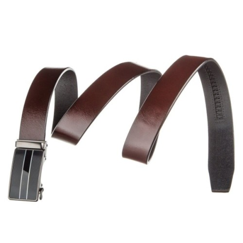 Ремінь Vintage З автоматичною пряжкою Коричневий (20210)