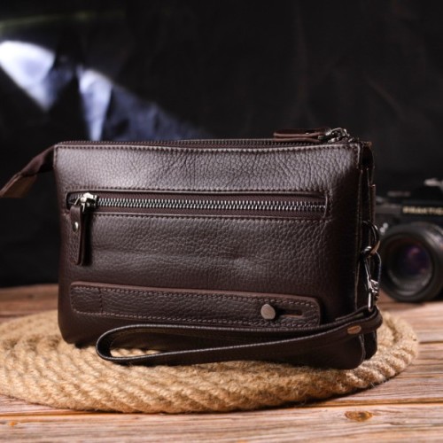 Сумка Canpellini З натуральної шкіри Коричнева (21553)