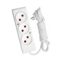 Мережевий подовжувач TECCO 5м 3 поста white (8681277841927)