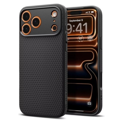 Чохол до мобільного телефона Spigen Liquid Air iPhone 17 Pro Matte Black (ACS10331)