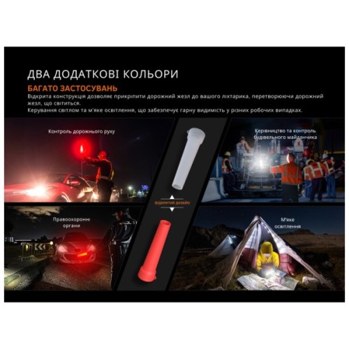 Дифузійний фільтр Fenix AOT-04 силіконовий білий для ліхтарів серії PD, TK, WF, HT (AOT-04W)