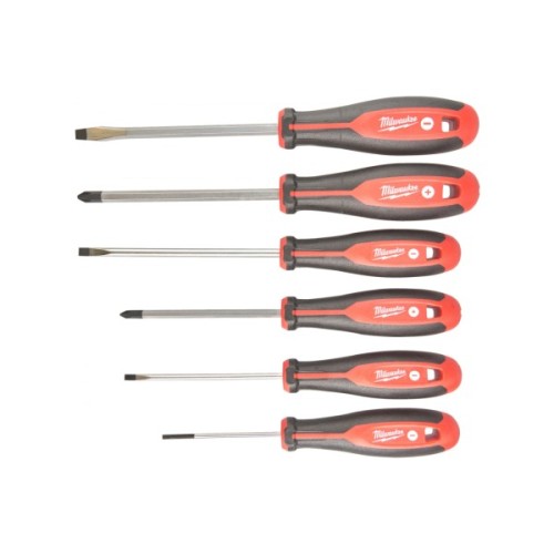 Набір викруток Milwaukee магнітних з тригранною рукояткою PH/SL 6шт (4932471807)