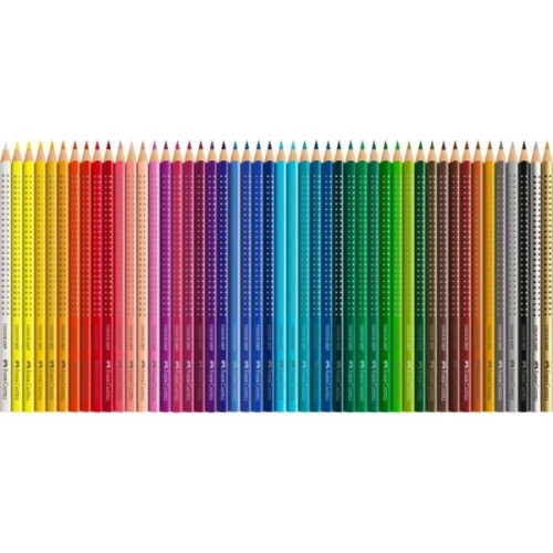 Олівці кольорові Faber-Castell Grip, акварельні, 48 кольорів в металевій коробці з аксесуарами 112448 (26536)