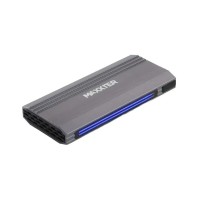 Кишеня зовнішня Maxxter USB-C USB 3.1 Gen2 M.2 NVMe 10Gbps RGB gray (EHDE-2280SRGB-01)