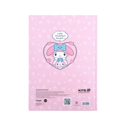Щоденник шкільний Kite My Melody, тверда обкладинка (HK26-262-4)