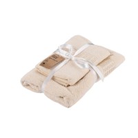 Рушник Ardesto набір махрових Lotus 2 шт 50х90 см індіго, 70х140см, 100% бавовна, айворі (ART2357IV)