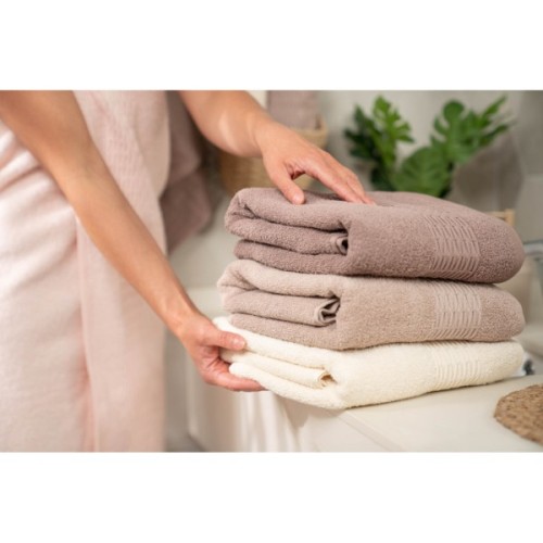 Рушник Ardesto набір махрових Lotus 2 шт 50х90 см індіго, 70х140см, 100% бавовна, айворі (ART2357IV)