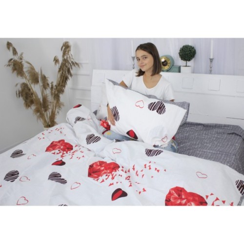 Постільна білизна MirSon Бязь Premium 17-0126 Lerdes 160х220 (2200001611498)