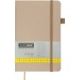 Книга записна Buromax Etalon 125x195 мм 96 аркушів в клітинку обкладинка зі штучної шкіри Золота (BM.291160-23)