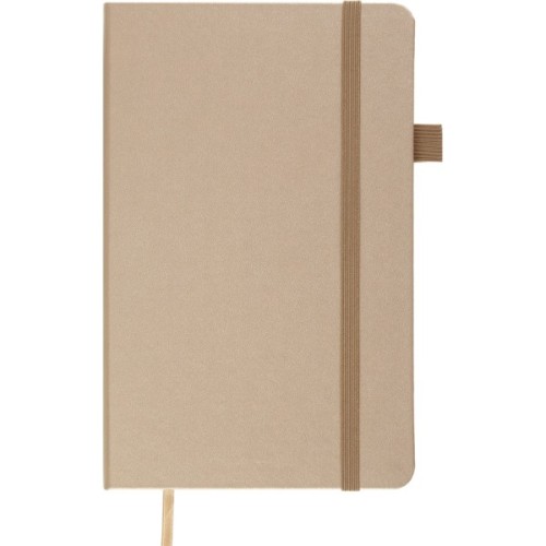 Книга записна Buromax Etalon 125x195 мм 96 аркушів в клітинку обкладинка зі штучної шкіри Золота (BM.291160-23)