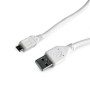 Дата кабель USB 2.0 AM to Micro 5P 1.0m Cablexpert (CCP-mUSB2-AMBM-W-1M)