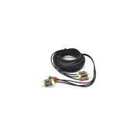 Кабель мультимедійний 3xRCA M to 3xRCA M 5.0m black VEGGIEG (YT-AV304)