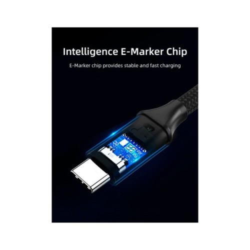 Дата кабель USB-C to USB-C 2.0m 100W USB3.1 20Gbps 4K60Hz Cabletime (CA914234)