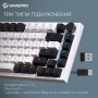 Клавіатура GamePro Asgard Valhalla MK160W Pro 75 RGB Wireless/Bluetooth/USB White (MK160W Pro)