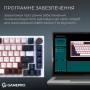 Клавіатура GamePro Asgard Valhalla MK160W Pro 75 RGB Wireless/Bluetooth/USB White (MK160W Pro)