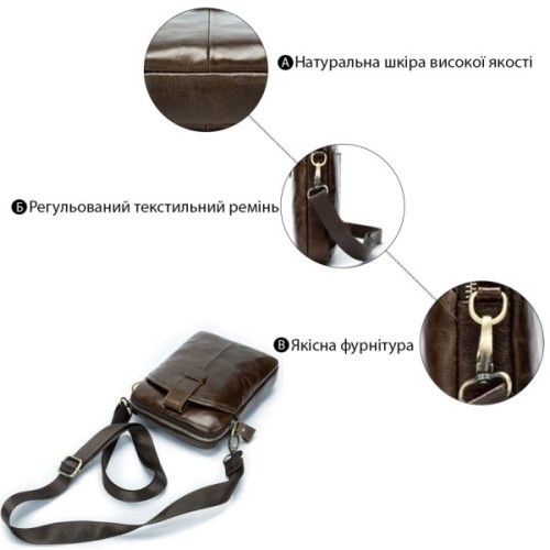 Сумка Vintage Коричнева (14728)