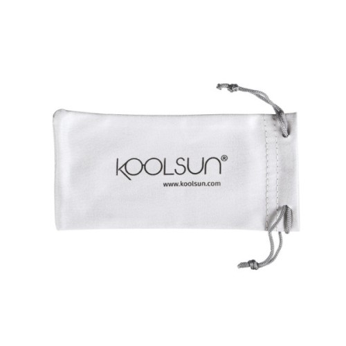 Дитячі сонцезахисні окуляри Koolsun Flex біло-бірюзові 3+ (KS-FLWA003)