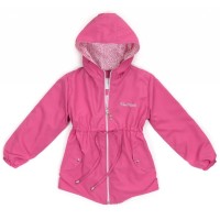 Куртка дитяча Haknur вітровка з капюшоном (7855-140G-fuchsia)