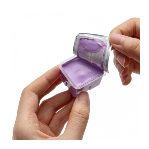 Гуашеві фарби HIMI Jelly Cup 18 кольори по 30 мл, Пастельні, фіолетовий пластик.пенал (6976939682584)