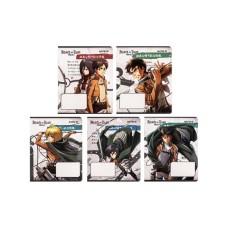 Зошит Kite Attack on Titan, 12 аркушів, клітинка (AT24-232)
