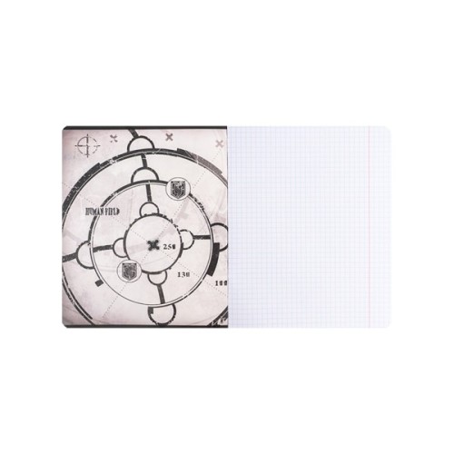 Зошит Kite Attack on Titan, 12 аркушів, клітинка (AT24-232)