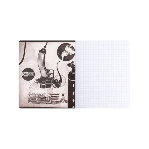 Зошит Kite Attack on Titan, 12 аркушів, клітинка (AT24-232)