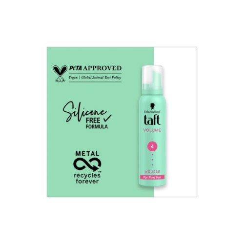 Пінка для волосся Taft Volume 4 200 мл (3838824083704)