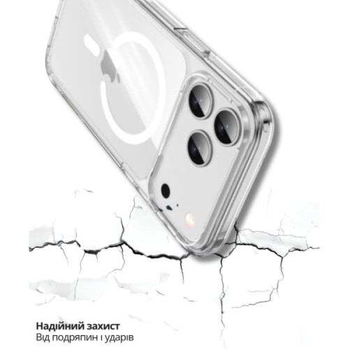 Чохол до мобільного телефона BeCover FIBRA Crystal MagSafe Apple iPhone 17 Pro (715369)