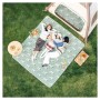 Туристичний килимок Naturehike для пікніка CNK2350WS010 145x170 см зелений з принтом (6976507661676)