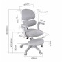 Дитяче крісло FunDesk Optima Grey