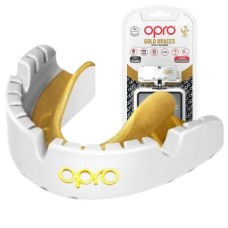 Капа Opro Gold Braces під брекети White/Gold (102506004) (Gold_Braces_Wh/Gold)