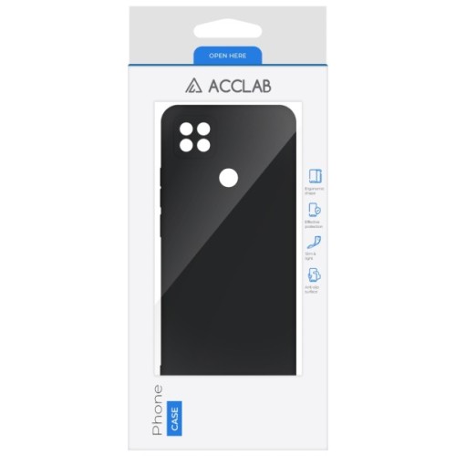 Чохол до мобільного телефона ACCLAB Silicone Case Xiaomi Redmi 9C Black (1283126602603)