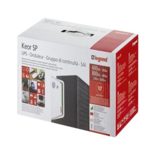 Пристрій безперебійного живлення Legrand Keor SP1500VA 900W IEC+GR (310190)