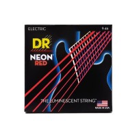 Струни для гітари DR Strings NEON Red Electric - Light Heavy (09-46) (NRE-9/46)