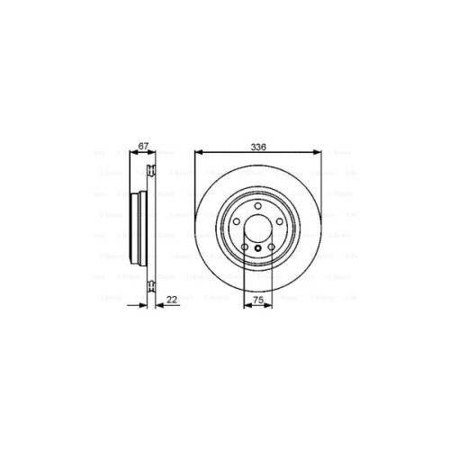 Гальмівний диск Bosch 0 986 479 439